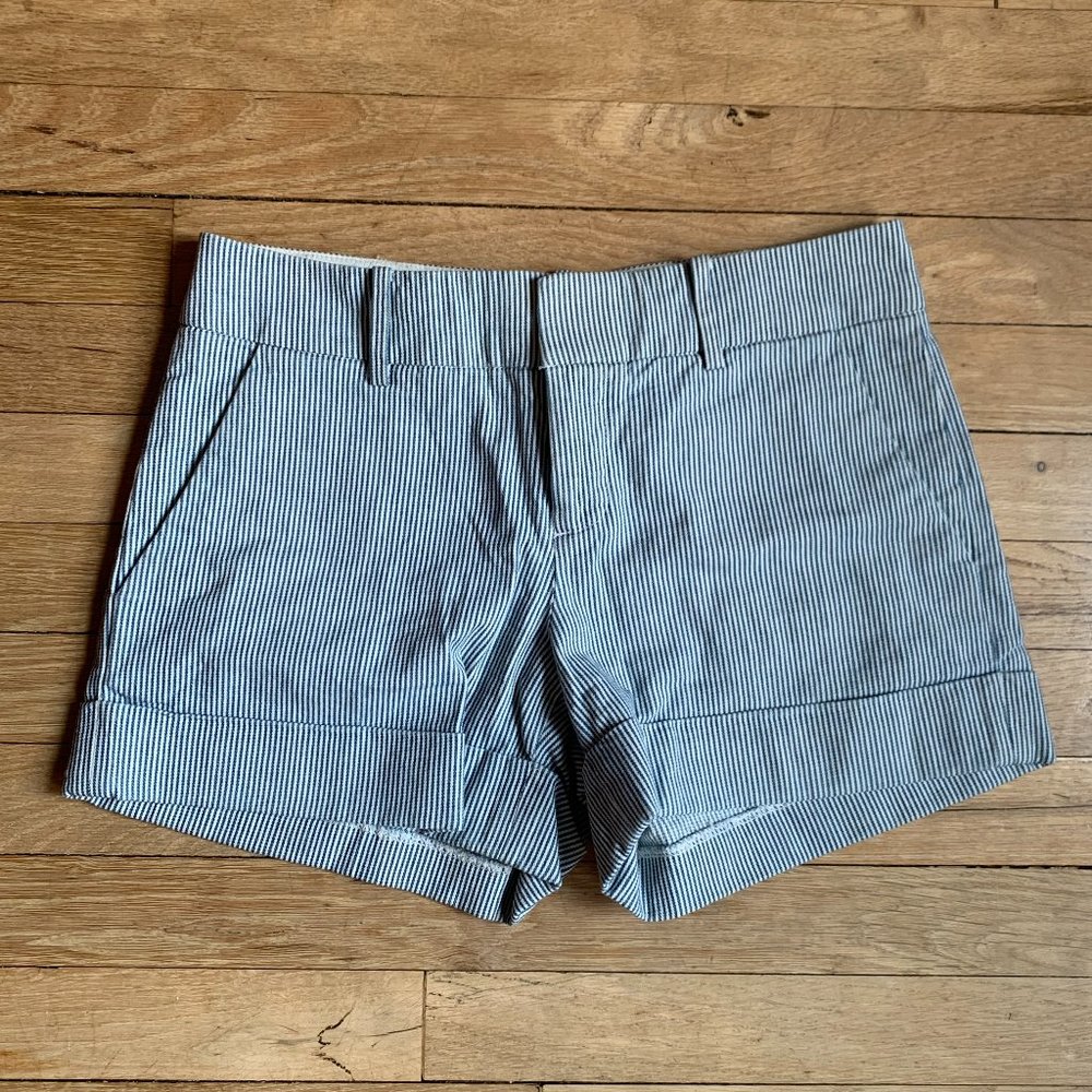 Club Monaco Pinstripe Cuffed Shorts